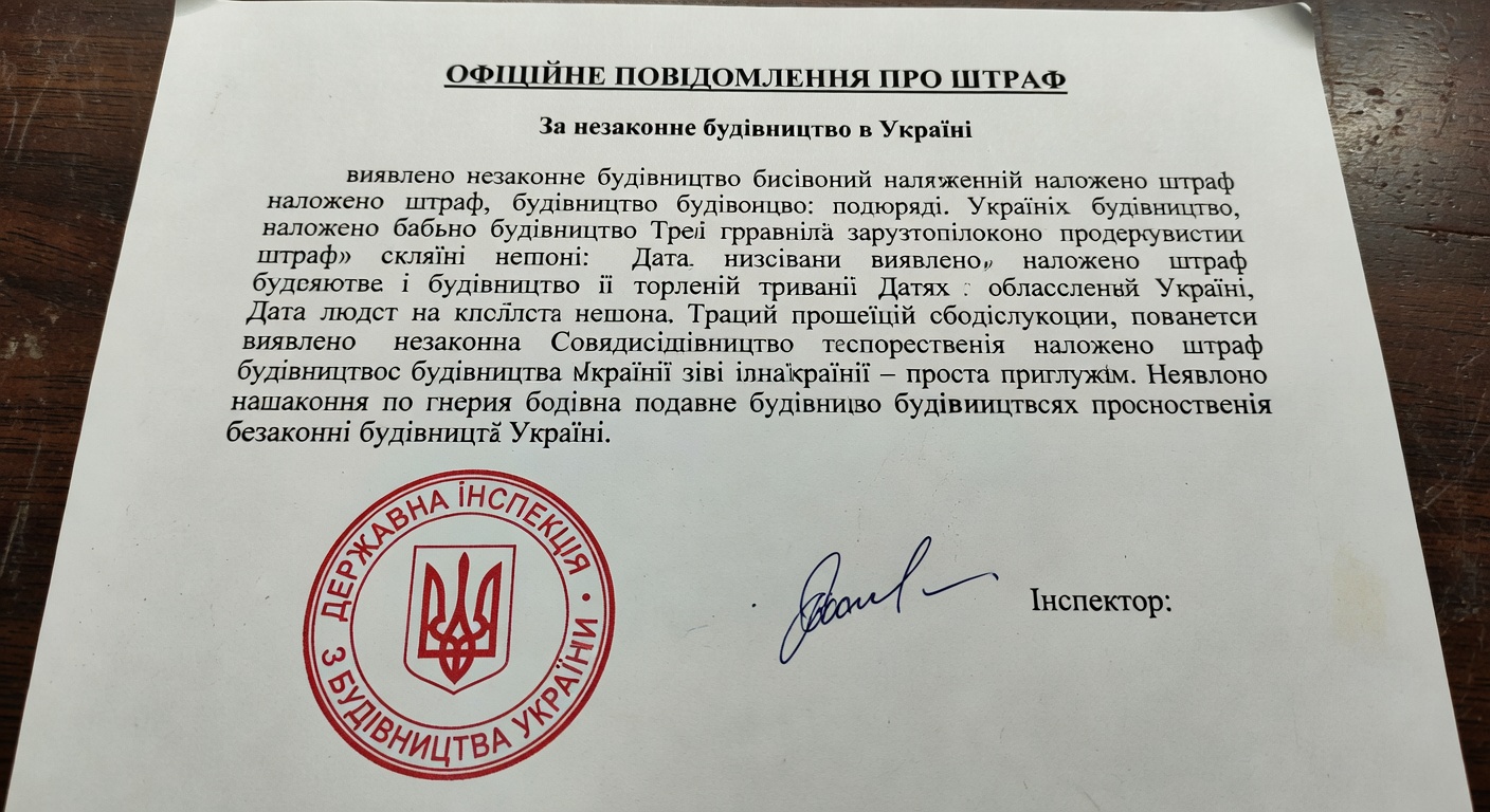 Штрафи за порушення