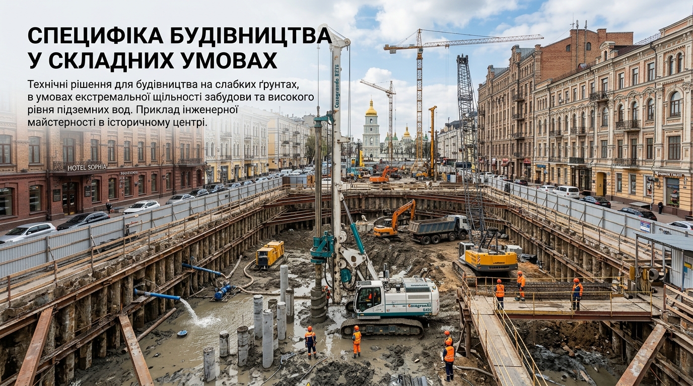 Специфіка будівництва у складних умовах